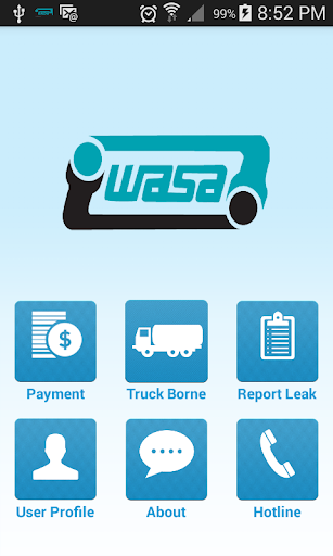 Android application WASA screenshort
