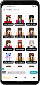 About: Skin Julia Minegirl For Minecraft PE (Google Play version)