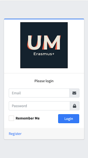 Union Manager (Erasmus+) Screen 2