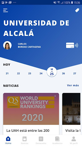 UAH App Uni.Alcalá de Henares Screen 2