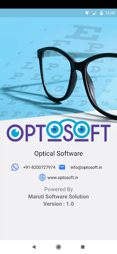 Android application Optical Patient (RX) Manager screenshort