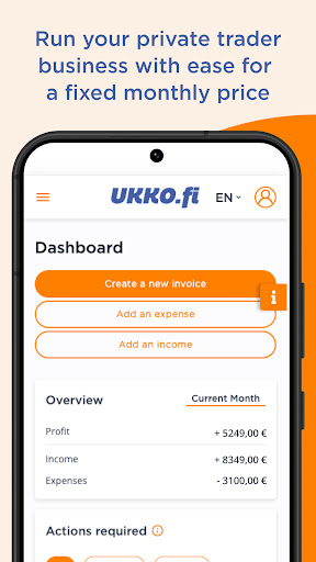 Android application UKKO Entrepreneur screenshort