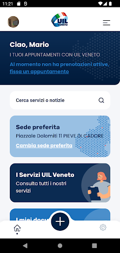 UIL Veneto App Screen 3