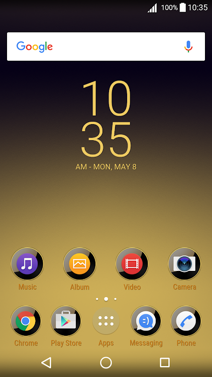 MonoChrome Gold for Xperia - 1.7.6 - (Android)