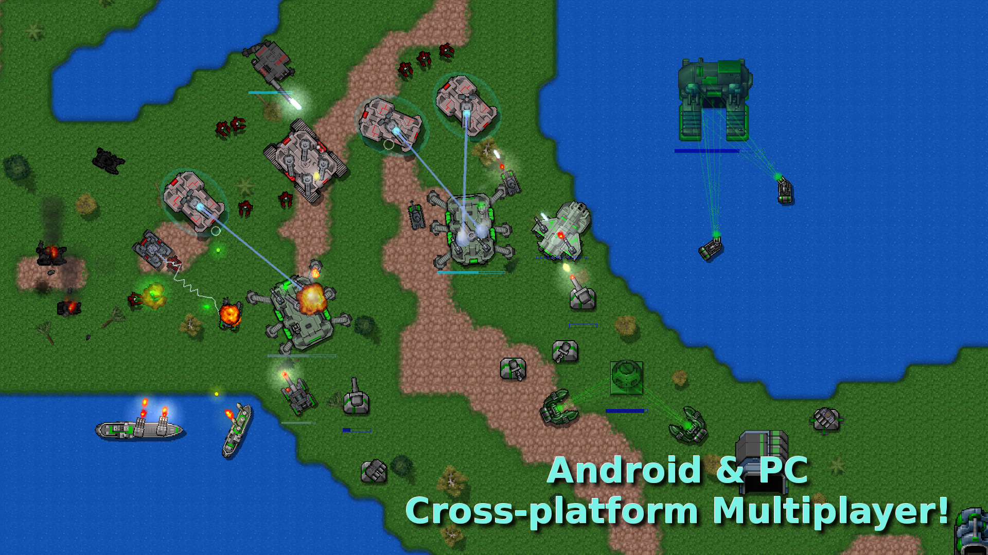 Android application Rusted Warfare - RTS Strategy screenshort