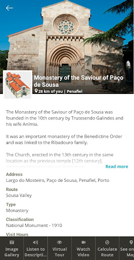 Android application Route of the Romanesque screenshort