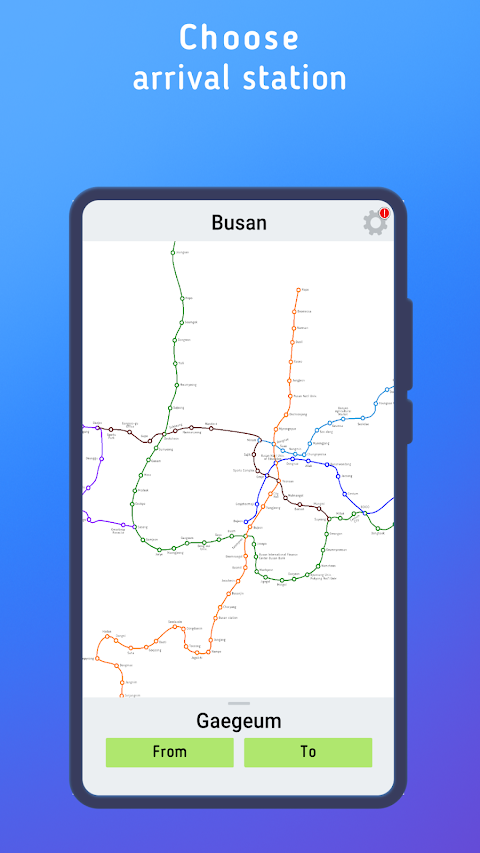 Busan metro map (Subway)のおすすめ画像3