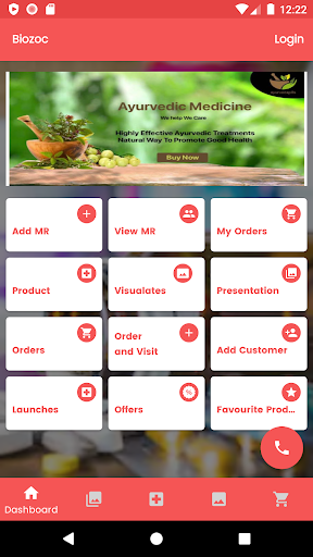Android application Biozoc screenshort