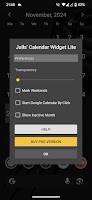 screenshot of Julls' Calendar Widget Lite