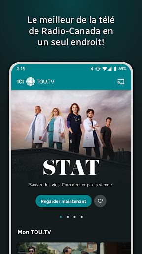 ICI TOU.TV Screenshot 1 - AppWisp.com