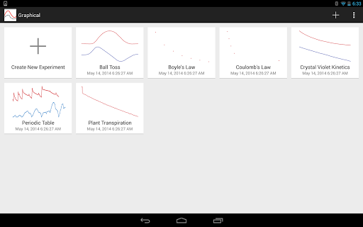 Screenshot of Graphical Analysis GW (Go Wire