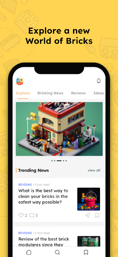 Android application Brick News screenshort