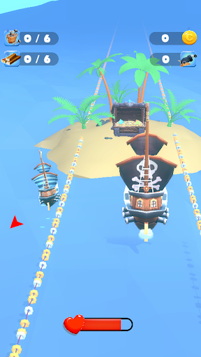Android application Pirate Race 3D screenshort