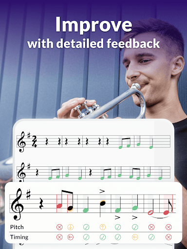Screenshot of Trumpet Lessons - tonestro