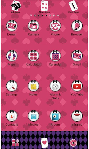 Alice and theCheshireCat Theme Screen 2