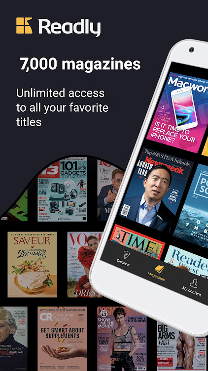 Readly Magazines & Newspapers - New - (Android)