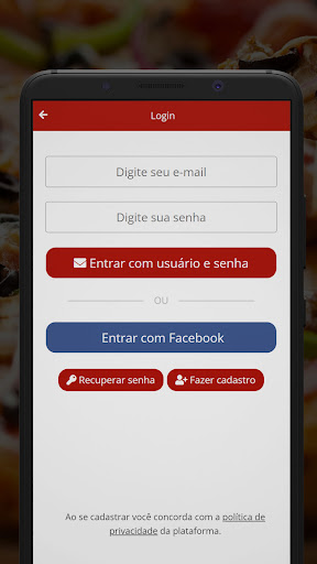 Assados Caseiro Delivery Screen 2