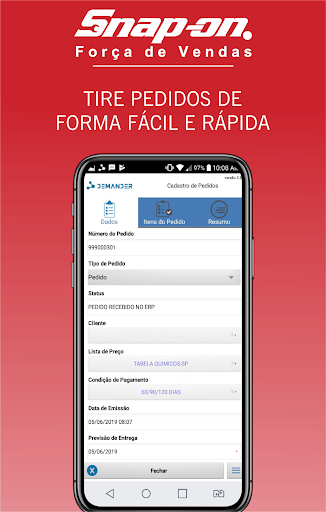 Snapon - Força de Vendas Screen 2