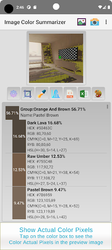 Image Color Summarizer Screenshot 3 - AppWisp.com