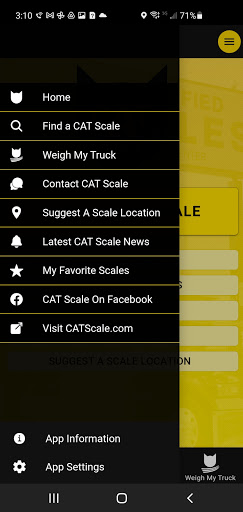 CAT Scale Locator Screen 2