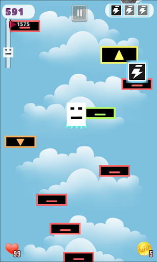 Android application SquareJump screenshort