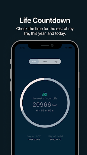 Android application The Last Leaf - LifeCountdown screenshort