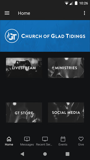 Android application Church of Glad Tidings screenshort