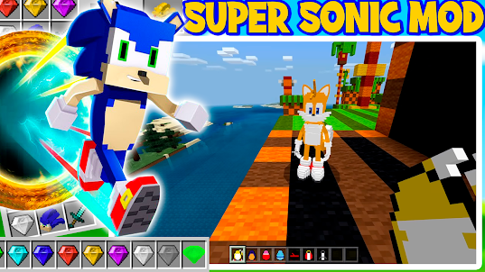 Súper Sonic Mod Minecraft