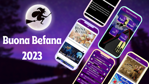 Android application auguri befana 2024 screenshort