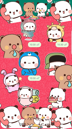Sugar and Brownie Animated Stickers WAStickerApps