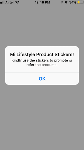 Android application Mi Lifestyle Stickers screenshort