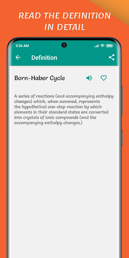 Chemical Enginering Dictionary Screen 3