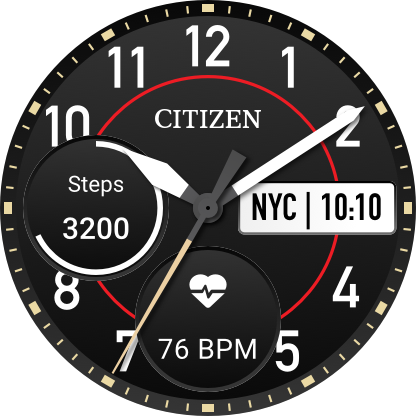 Android application Citizen Watch Face screenshort