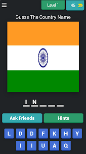 Guess The Country Name Quiz