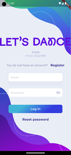 Android application Let's Dance Panel screenshort