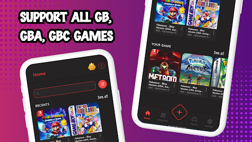 Android application GBA Emulator: Classic gameboy screenshort