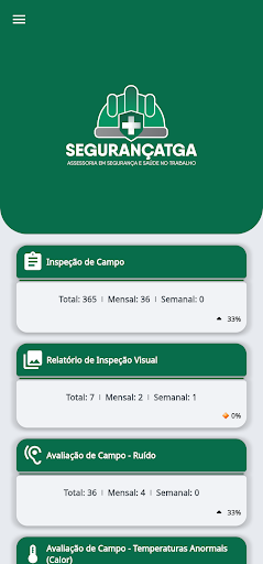 Android application SegurançaTGA screenshort
