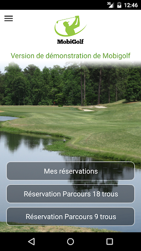 Android application Mobigolf screenshort