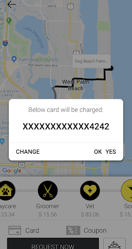 Pet Taxi App® Screen 3
