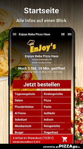 Enjoys Baba Pizza Haus Sulzbac Screen 2