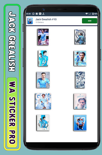 Jack Grealish - WA Sticker Pro Screen 2