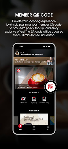 Android application Pacific Coffee Hong Kong screenshort