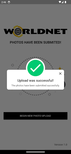 Android application Worldnet FreightFoto screenshort
