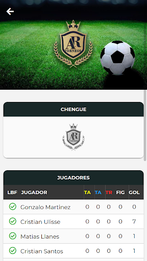 AR Torneos Screen 2