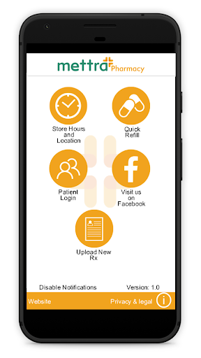 Android application Mettra Pharmacy screenshort