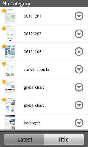 Android application Brother Image Viewer screenshort
