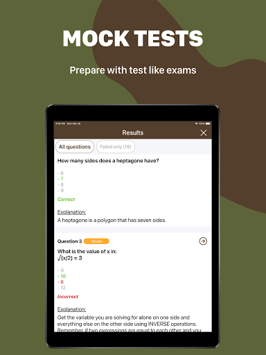Screenshot of Aptitude Test Army Challenge