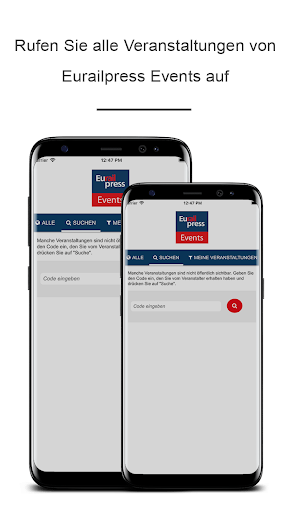 Eurailpress Events Screen 2