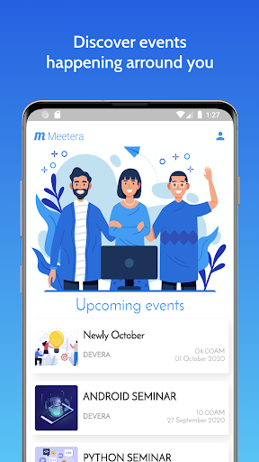 Android application Meetera screenshort