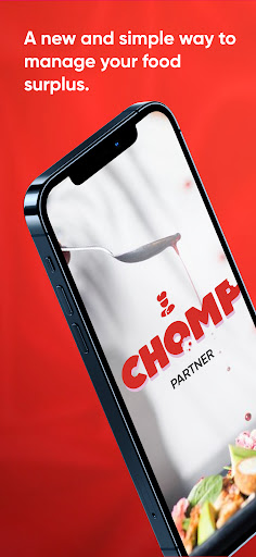 Android application CHOMP Partner screenshort